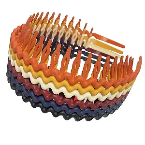 Обруч для волос Пластик с зубцами - Фото 1