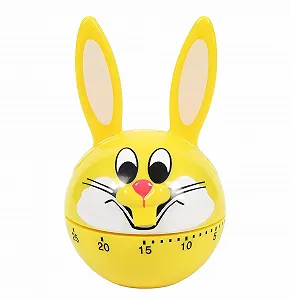 Купить Таймер кухонный механический Rabbit 60 минут Yellow - Фото 1 Таймер кухонный механический Rabbit 60 минут Yellow - Фото 1