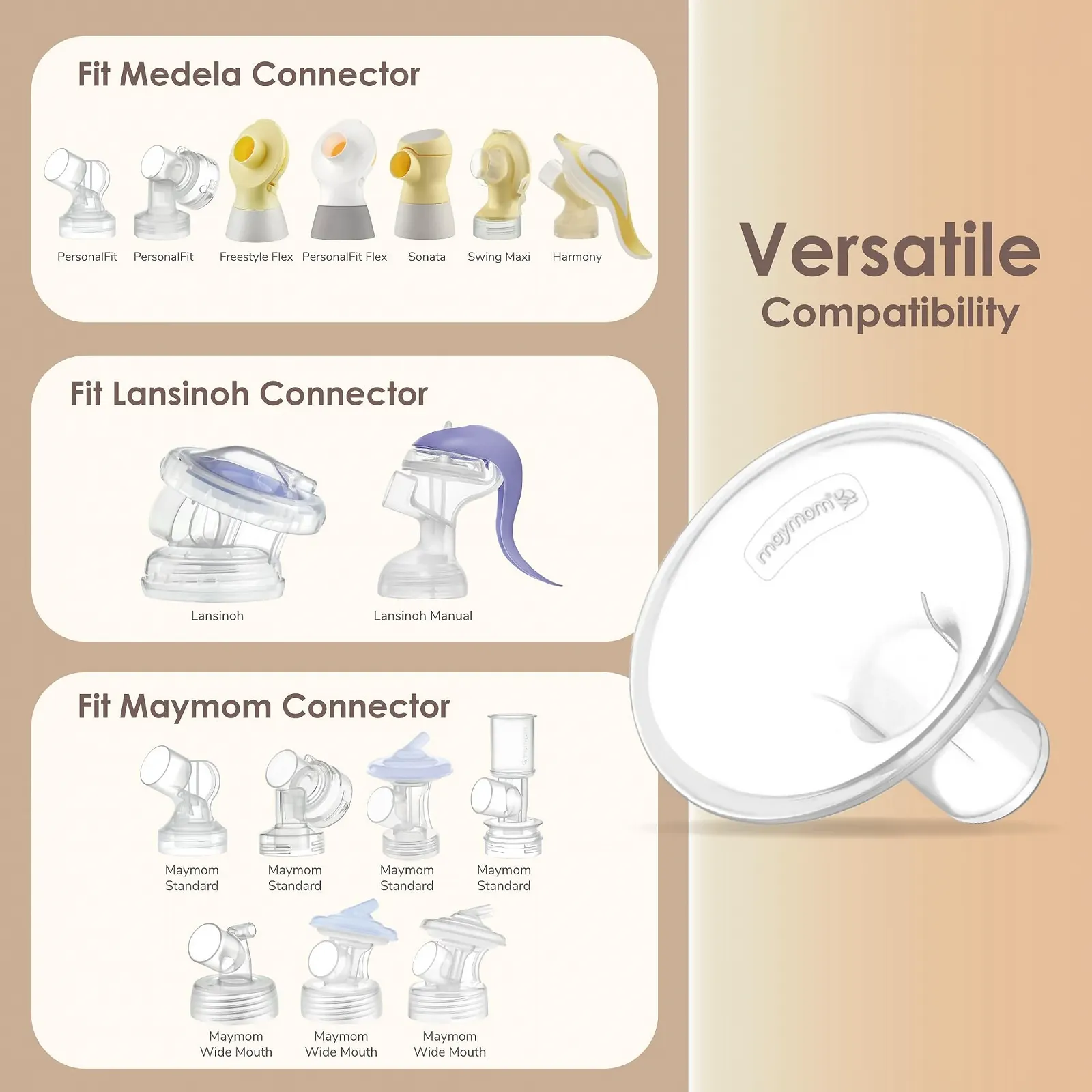 Накладки для молоковідсмоктувача Maymom MyFit Medela PersonalFit / Freestyle / Harmony / Maxi / Flex 20 мм 2 шт., фото №5 Накладки для молоковідсмоктувача Maymom MyFit Medela PersonalFit / Freestyle / Harmony / Maxi / Flex 20 мм 2 шт., фото №5