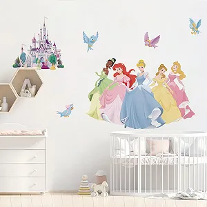 Наклейка на стіну Runtoo Princess Castle Baby Room Nursery Girls - Фото 1