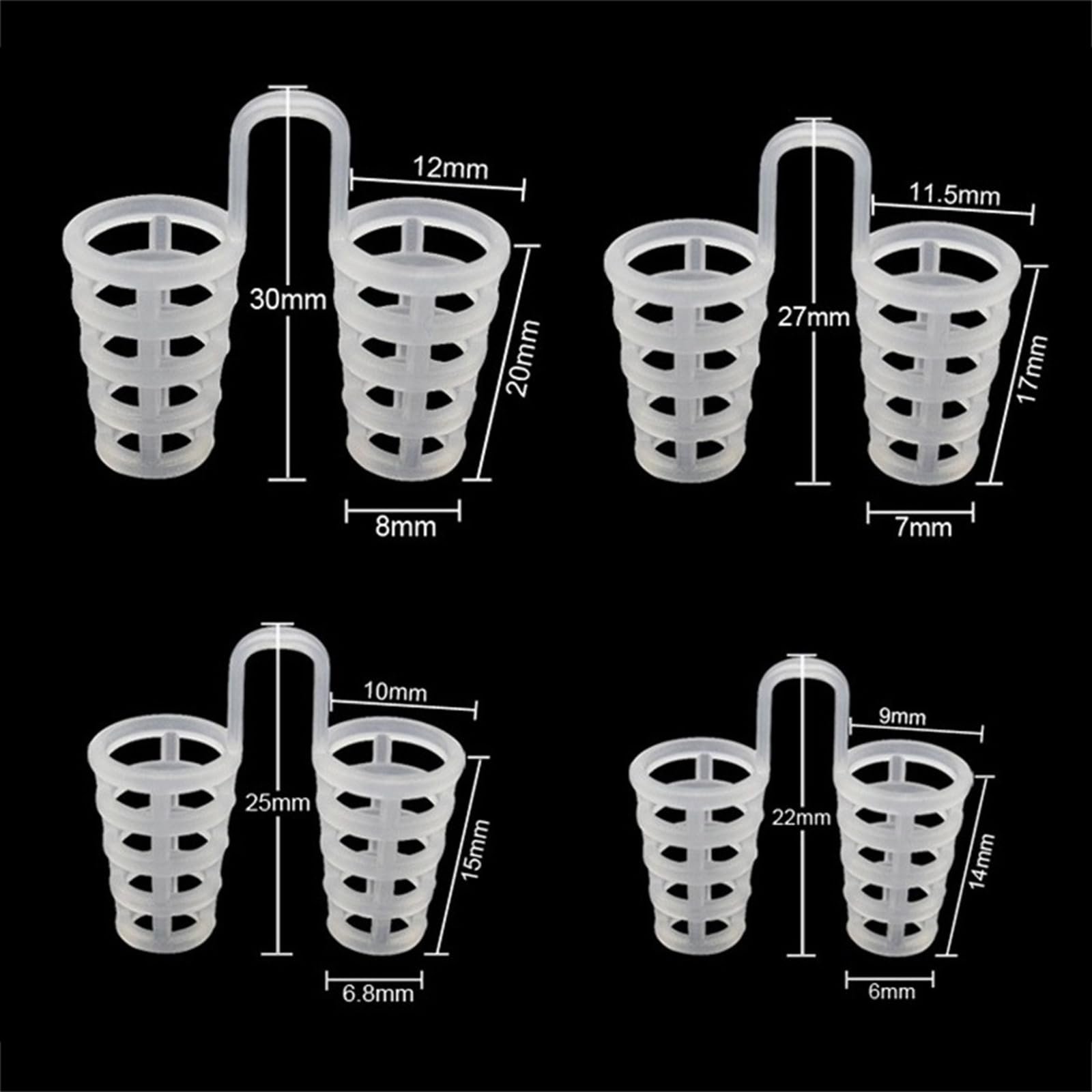 Набор для носа расширителей (16 шт.) Силиконовый стопор, фото №6 Набор для носа расширителей (16 шт.) Силиконовый стопор, фото №6