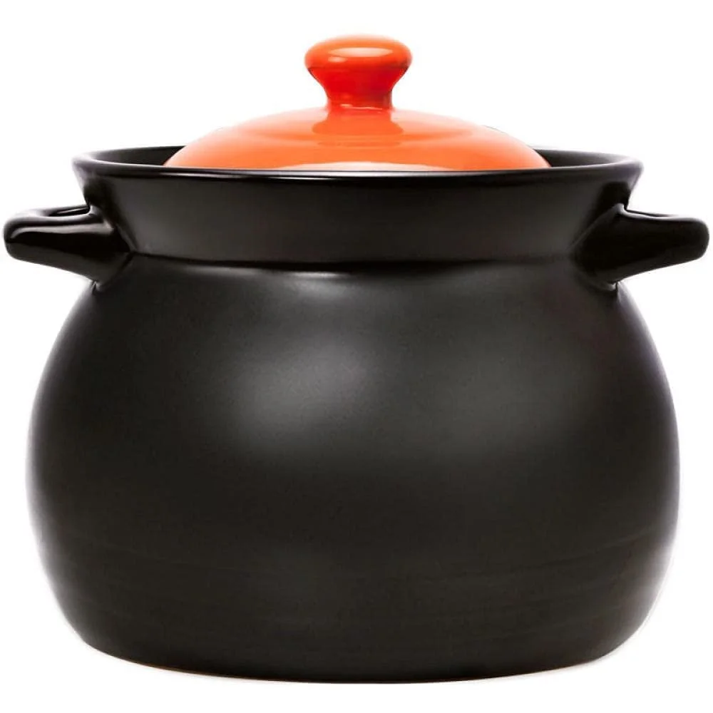 Каструля-сотейник Керамічна теракотова жаростійка 6 л, фото №1