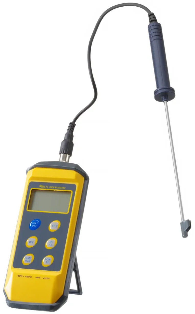 Цифровой термометр с зондом Hendi HACCP 271407 Желтый, фото №3 Цифровой термометр с зондом Hendi HACCP 271407 Желтый, фото №3