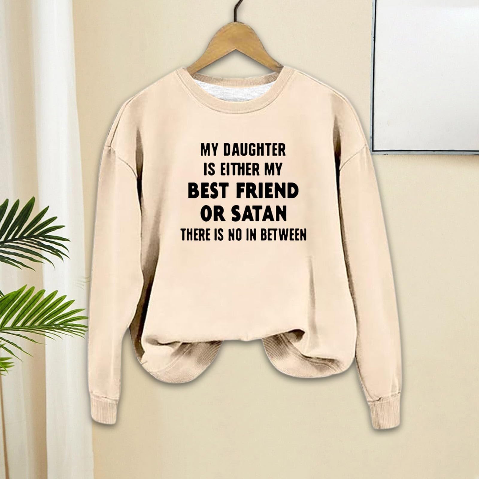 Женский свитшот Generisch Свитшоты с круглым вырезом и принтом букв, Классические Хэллоуин футболки, Легкая куртка-толстовка, фото №2