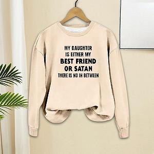 Женский свитшот Generisch Свитшоты с круглым вырезом и принтом букв, Классические Хэллоуин футболки, Легкая куртка-толстовка synthetic.ua - Фото 1