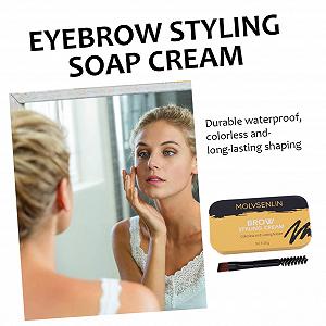 Набір Healvian 2x Eyebrow Styling Cream Eyebrow Soap Eyebrow Wax Eyebrow Pomade Soap Eyebrow Makeup synthetic.ua - Фото 1