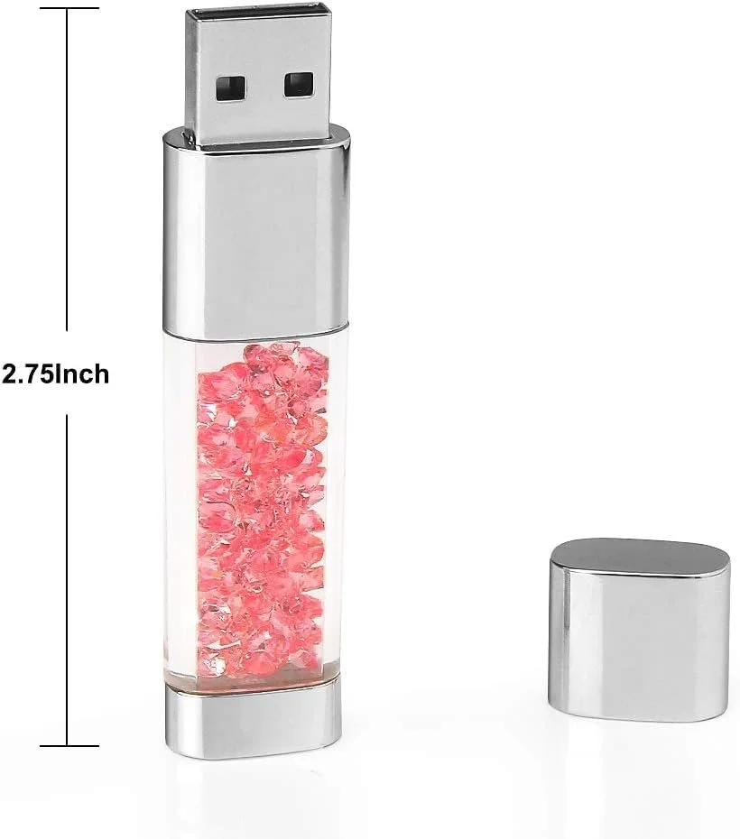 USB-накопичувач 32GB USB 2.0 Cute Pink Crystal Рожевий, фото №4 USB-накопичувач 32GB USB 2.0 Cute Pink Crystal Рожевий, фото №4