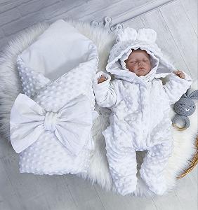 Купить Набор на выписку демисезон, утеплитель извлекается Плюш молочный - Фото 1 Набор на выписку демисезон, утеплитель извлекается Плюш молочный - Фото 1