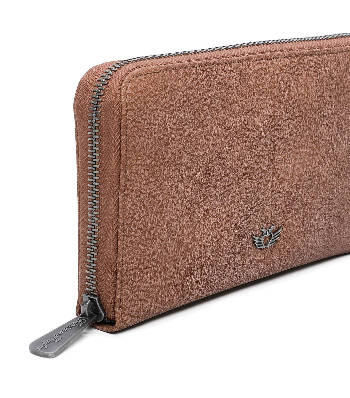 Гаманець Fritzi aus Preussen Elli Radix 465 Vintage Travel Accessory Коричневий, фото №4