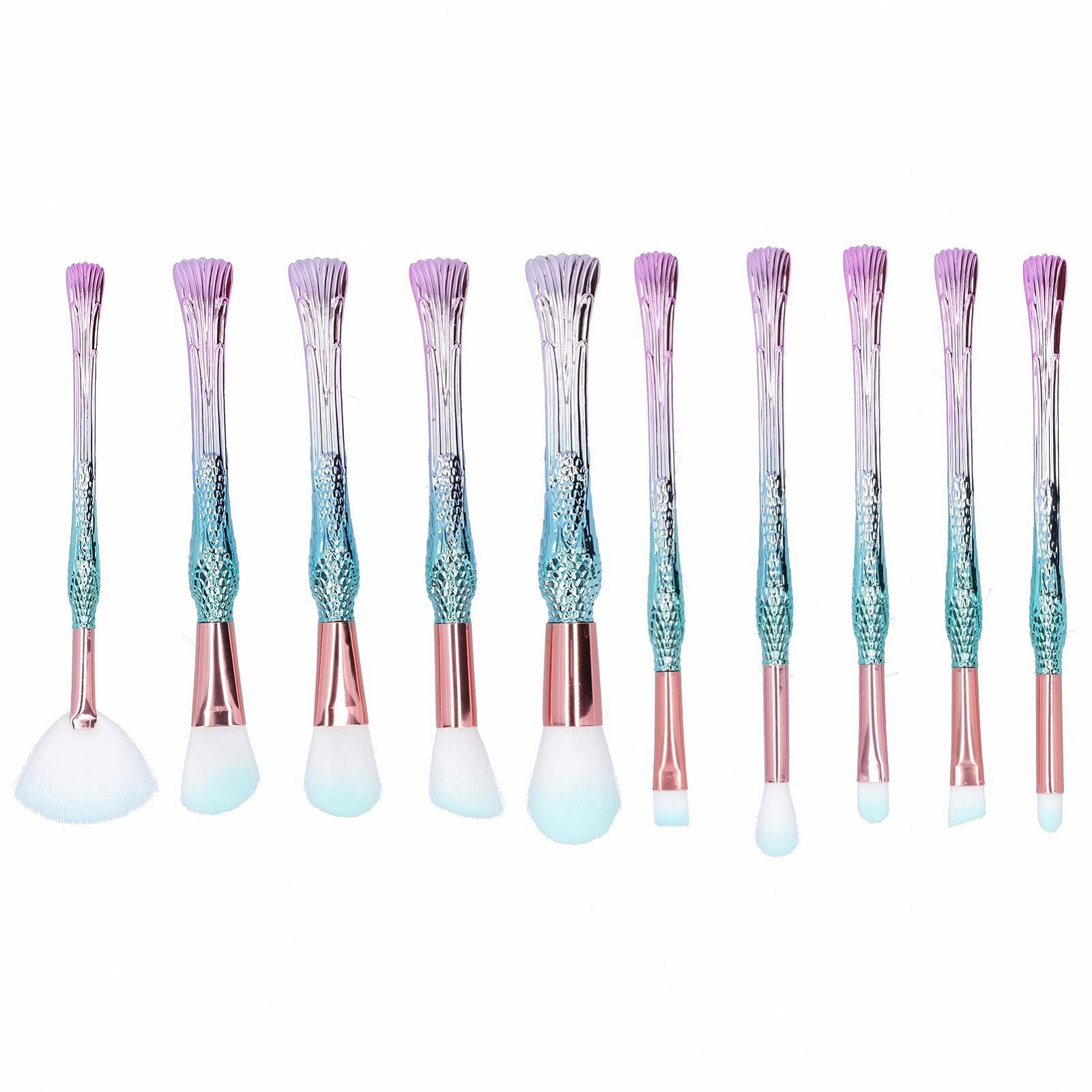Набор кистей для макияжа Verdant Touch Beauty, 10 шт, профессиональные кисти для макияжа лица для начинающих, с мягким ворсом, фото №1