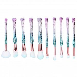 Набор кистей для макияжа Verdant Touch Beauty, 10 шт, профессиональные кисти для макияжа лица для начинающих, с мягким ворсом - Фото 1