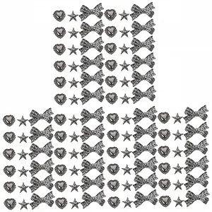 Металлические украшения для ногтей Healeved, 90 шт., в стиле панк-ретро - Фото 1