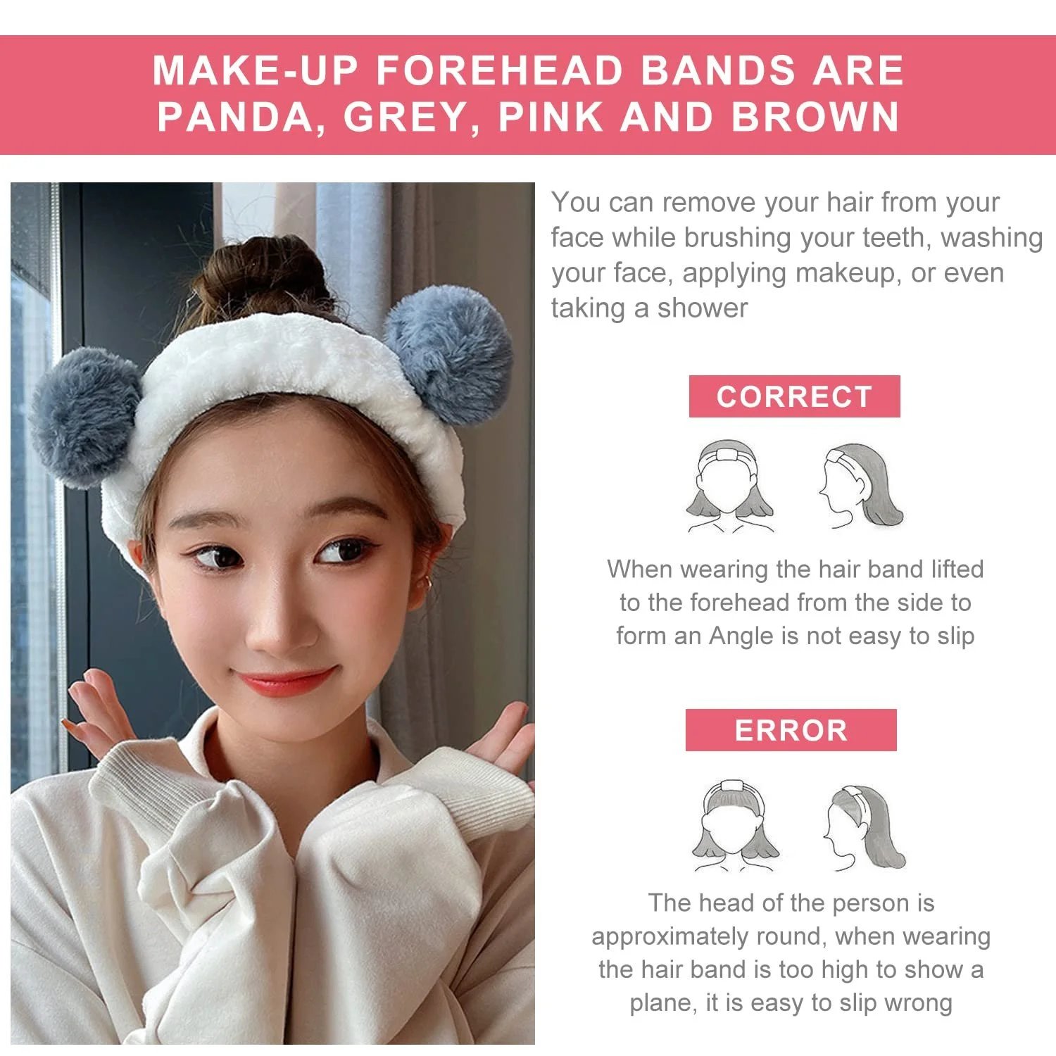 Плюшевые повязки для волос, фото №5