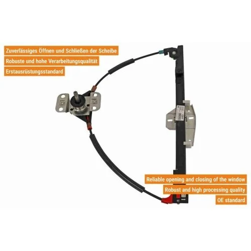 Склопідйомник VAICO V10-6140 SEAT SKODA VW VAG, фото №2