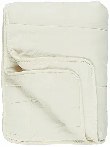 Покрывало IB Laursen Винтаж Хлопок Полиэстер Масляно-кремовый / Кремовый 180 x 130 см - Фото 1