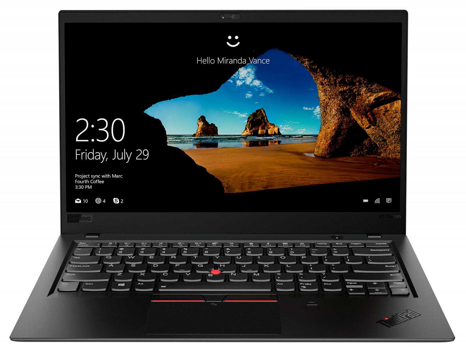 Ноутбук  ThinkPad X1 Carbon Gen 6 14"IPS FHD i5-8350U 8/256Gb підсвітка+сканер відбитку, фото №1