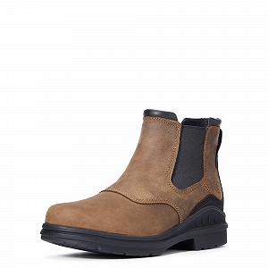 Ботинки Ariat Barnyard H20 Twin Gore II Античный Коричневый - Фото 1