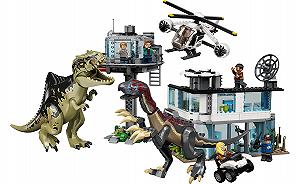 Детские конструкторы LEGO Jurassic World Атака гиганотозавра и теризинозавра 810 деталей 76949 synthetic.ua - Фото 1