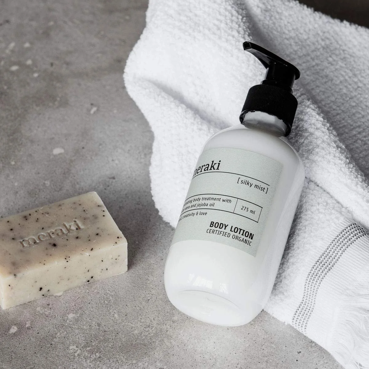Лосьйон для тіла Meraki Silky Mist 280 г, фото №3 Лосьйон для тіла Meraki Silky Mist 280 г, фото №3