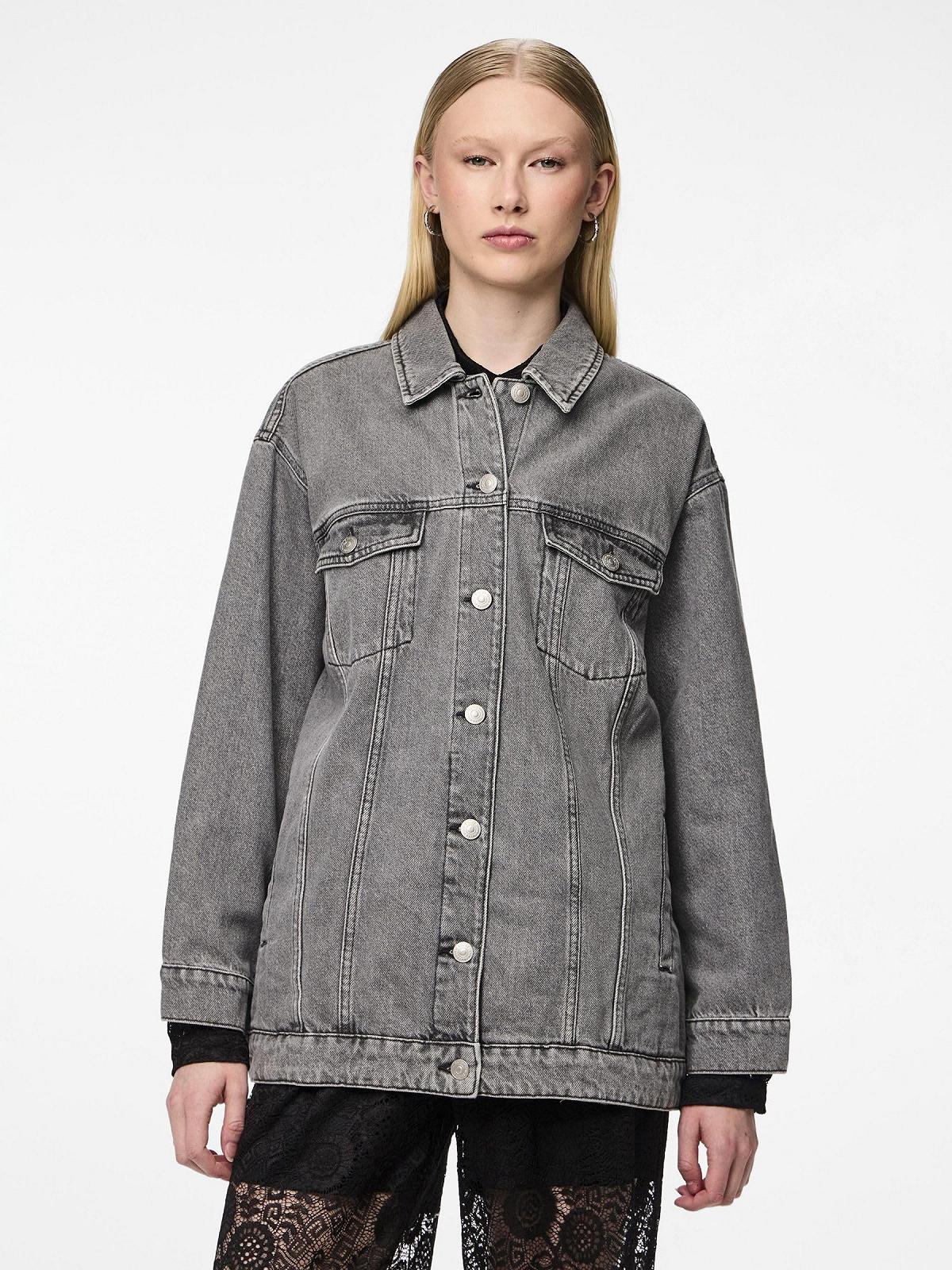 Жіноча Джинсова Куртка ONLY Pctika LS Oversize Dnm Jacket Noos Bc, фото №3