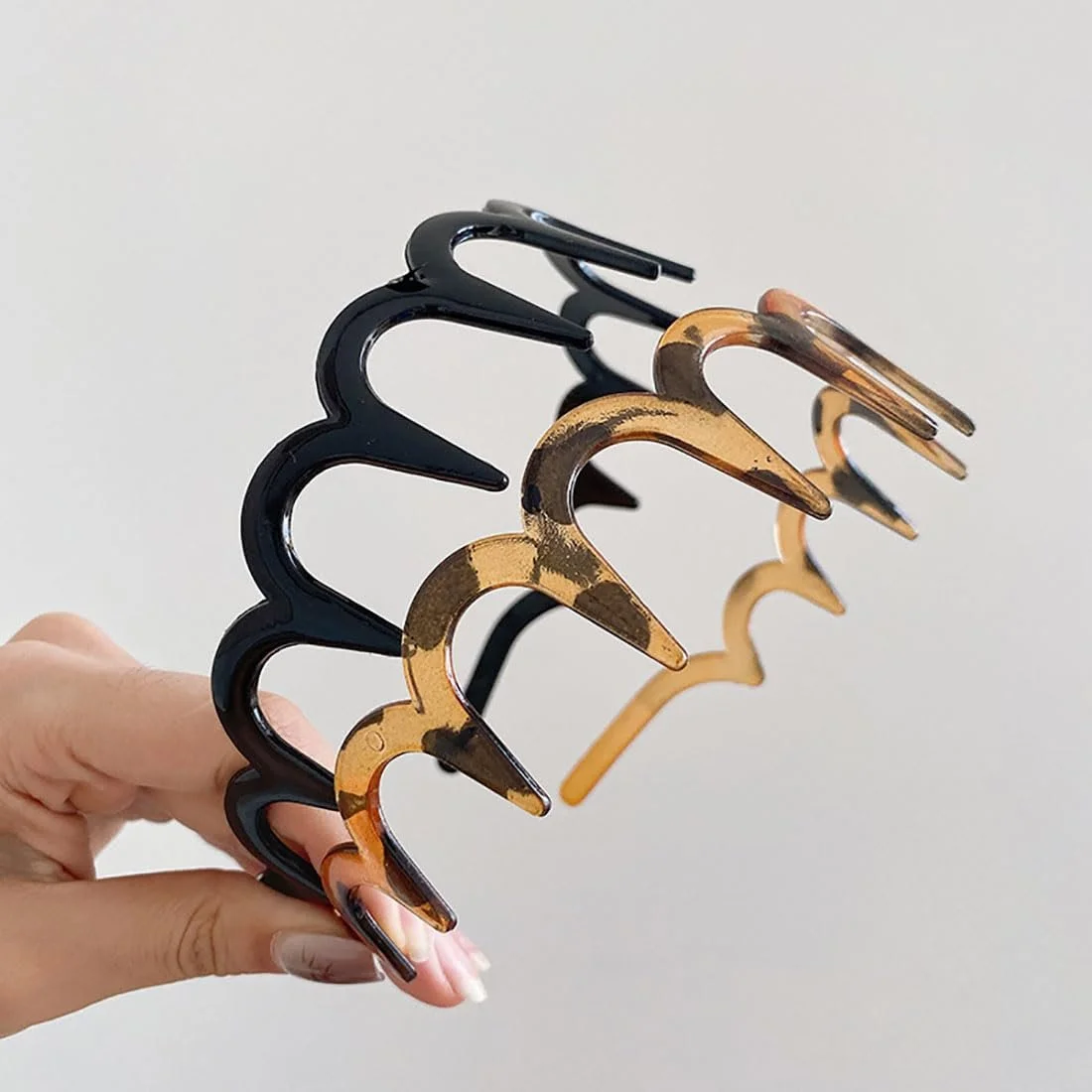 Обруч Зигзаг Cubahop з зубцями, 2 шт, Чорний та Tort, фото №6