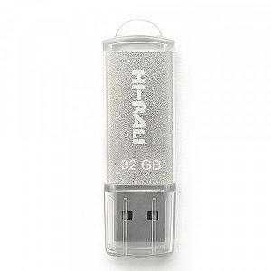 Флеш-накопитель USB 32GB Hi-Rali Rocket Series Silver (HI-32GBVCSL) - Фото 1