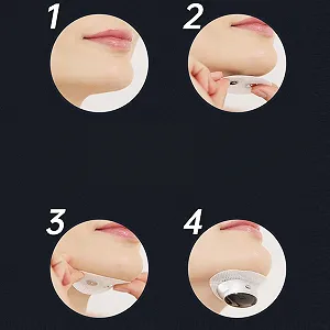 Пов'язка від хропіння, інтелектуальний пристрій проти хропіння, магнітний пристрій з 3 рівнями швидкості, легке дихання synthetic.ua - Фото 1