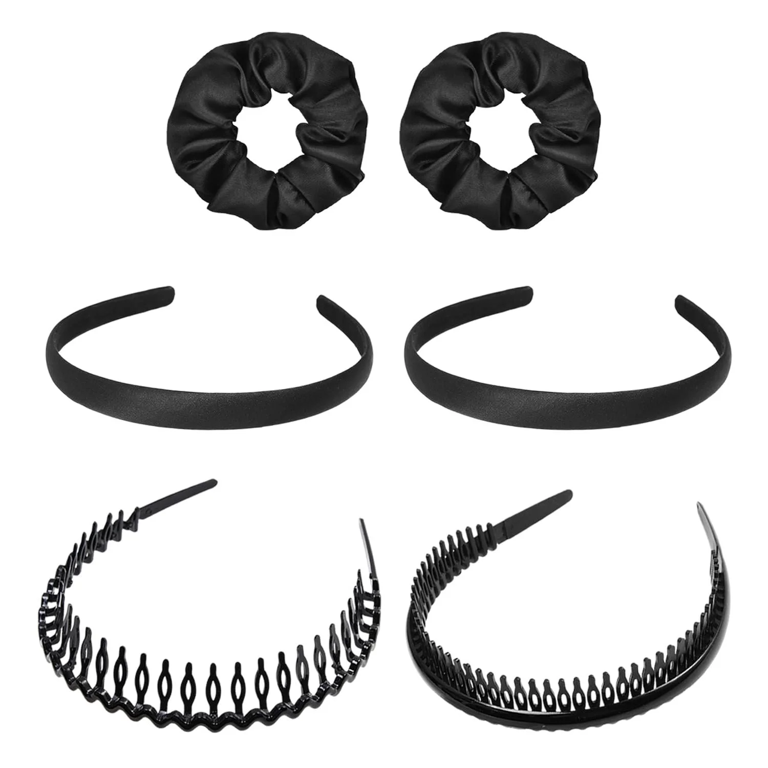 Набір: Обруч 4 шт чорний, фото №1