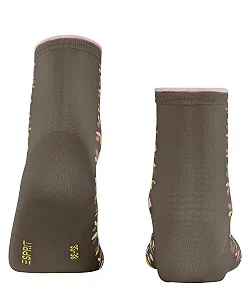 Шкарпетки ESPRIT Structured Leaves Short Бавовна, ліоцель, з малюнком 1 пара synthetic.ua - Фото 1