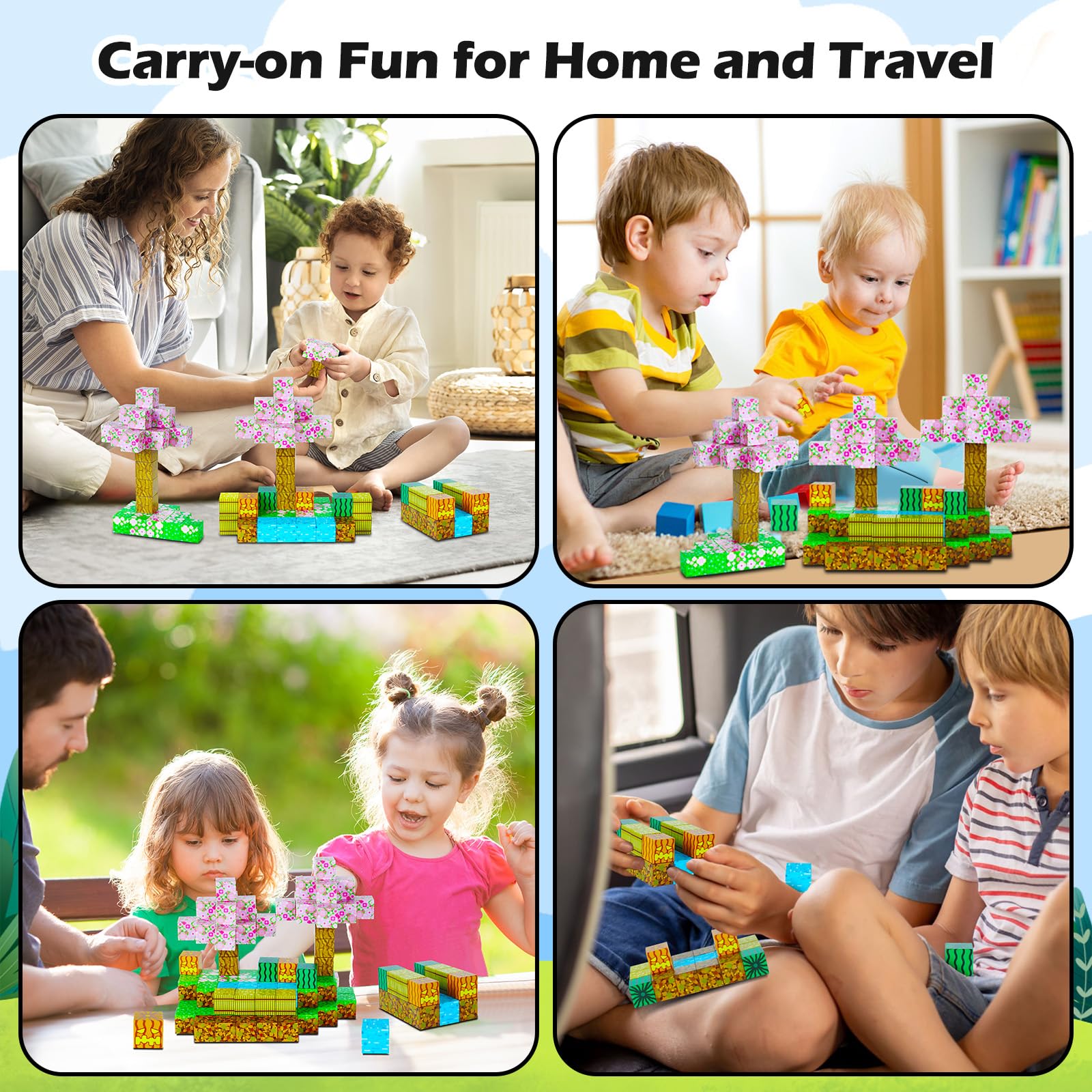 Игрушка Kid Odyssey Magnetic Building Blocks 37 шт., фото №5