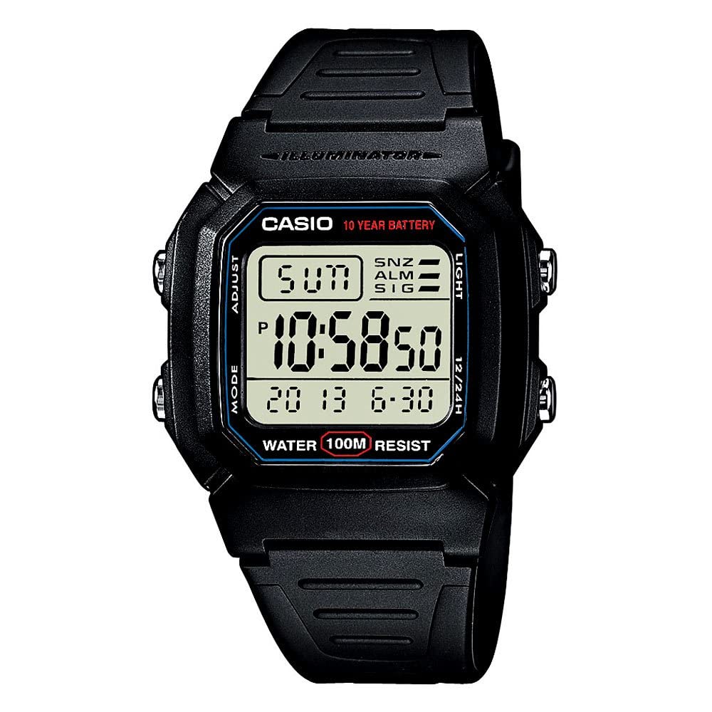 Годинник Casio W-800H-1AVCF Чорний, фото №2