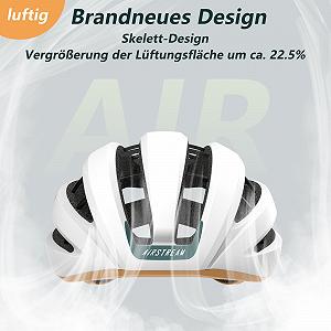 Шолом GLAMVILLA Road Bike, для чоловіків та жінок, для міста, трекінгу, професійний, надлегкий, вентильований, з магнітним скелетом synthetic.ua - Фото 1