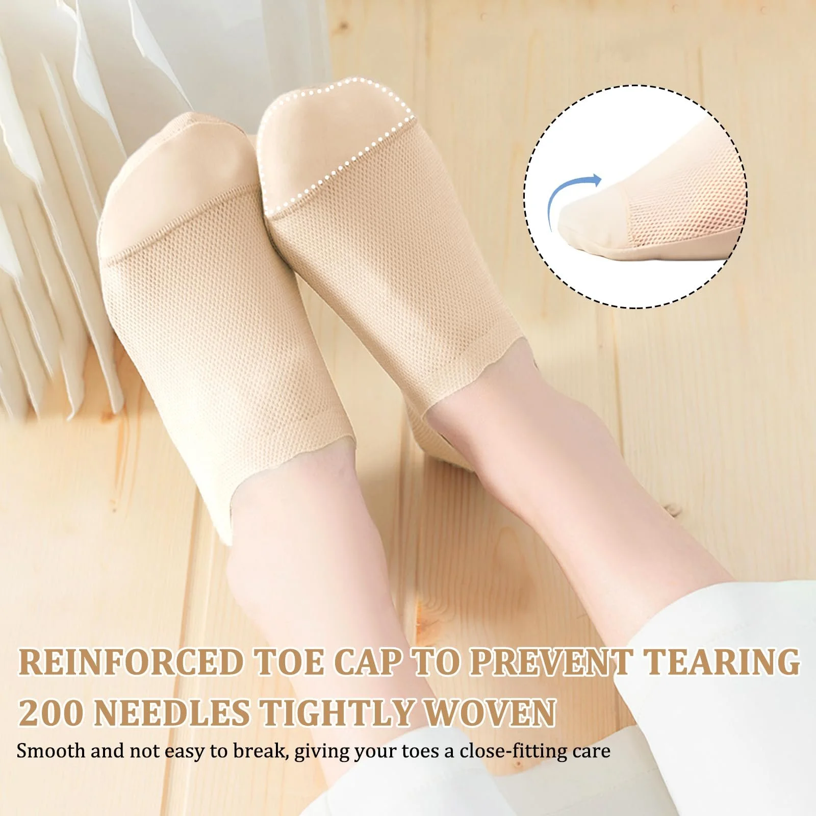 Носки Балетки Без бренда Без серии Без модели Нескользящие Телесный цвет, Черный, черный (6 пар), фото №6 Носки Балетки Без бренда Без серии Без модели Нескользящие Телесный цвет, Черный, черный (6 пар), фото №6