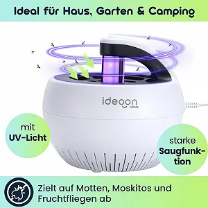 Пастка для комах ideoon UV-Light Air Flow USB 5W Білий Набір 2 шт synthetic.ua - Фото 1