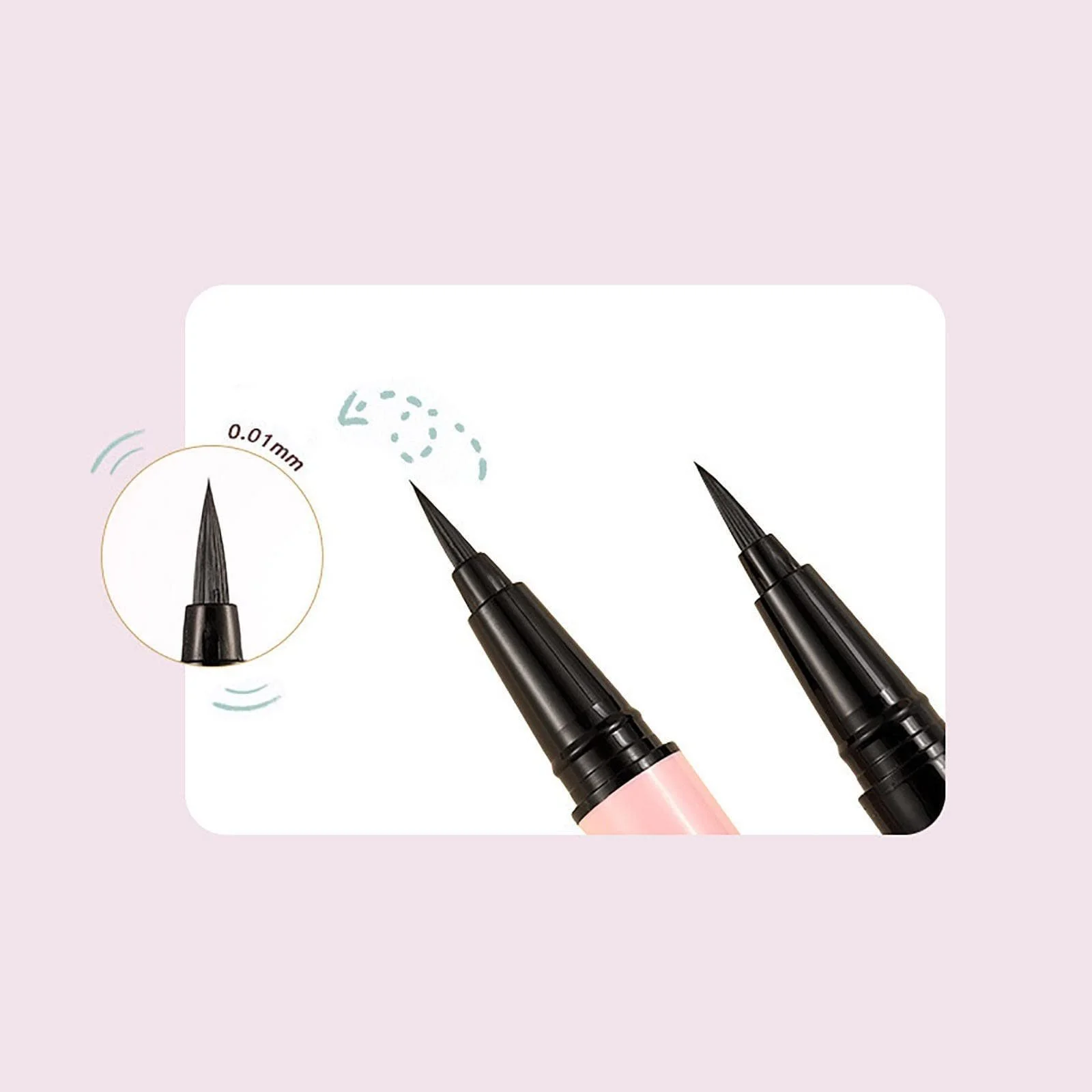 Рідка Підводка для очей Водостійка Чорний, фото №7