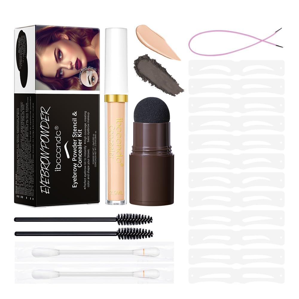 Штамп для брів з трафаретом Набір C Водостійкий, фото №1