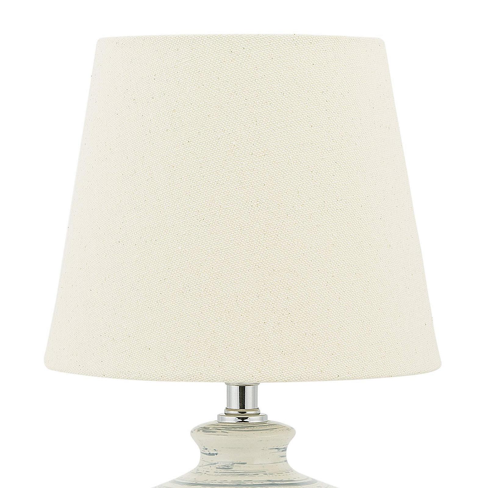 Настільна лампа Rosanna Декоративна Кераміка/Тканина Бежевий, фото №5