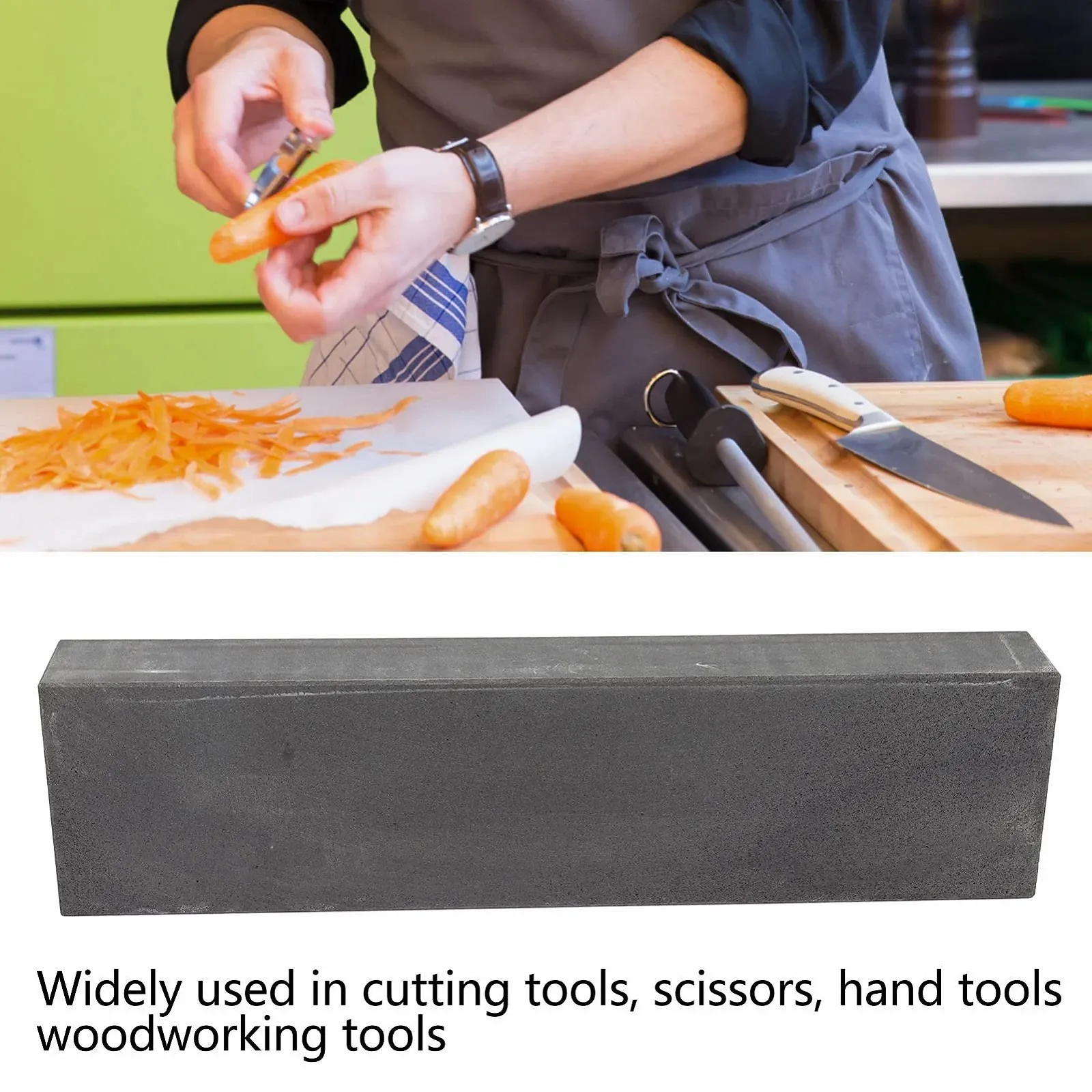 Точильний камінь для ножів 800 грит карбід бору з нековзною основою, фото №8