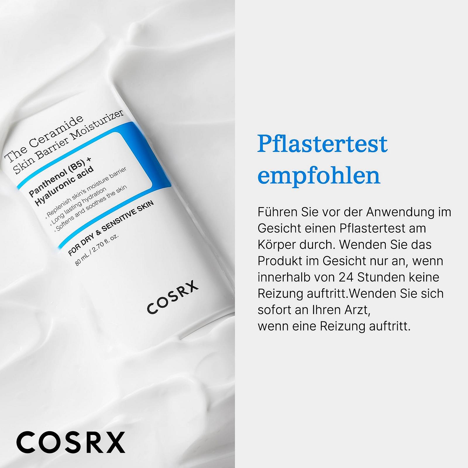 Зволожувальний крем для обличчя COSRX Ceramide Skin Barrier з 7 керамідами, гіалуроновою кислотою та пантенолом 80 мл, фото №10 Зволожувальний крем для обличчя COSRX Ceramide Skin Barrier з 7 керамідами, гіалуроновою кислотою та пантенолом 80 мл, фото №10