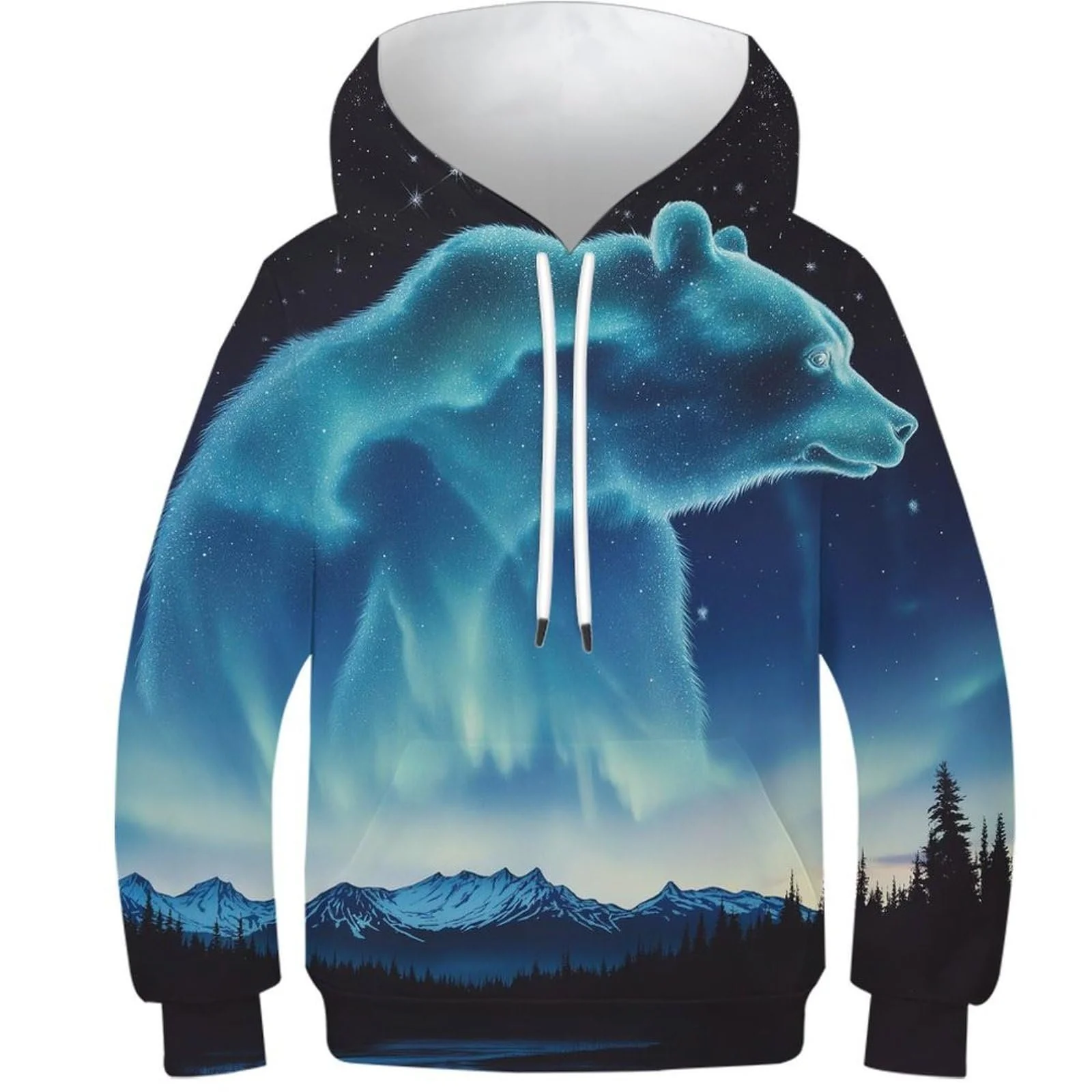 Худі YYVKPMLXC Дитячий Підлітковий 3D Кольорова Галактика, фото №1