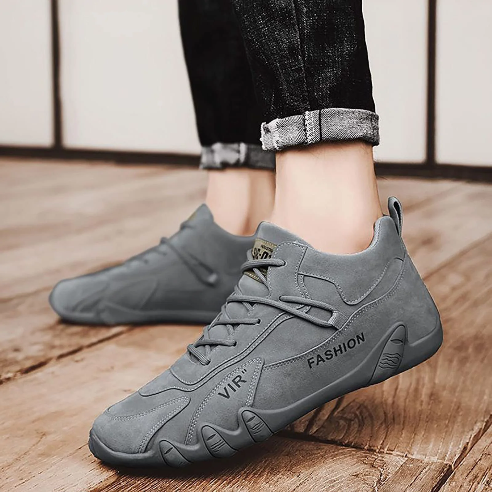 Черевики Barefoot LCpddajlspig Шкіряні Черевики Barefoot Водонепроникні, фото №2