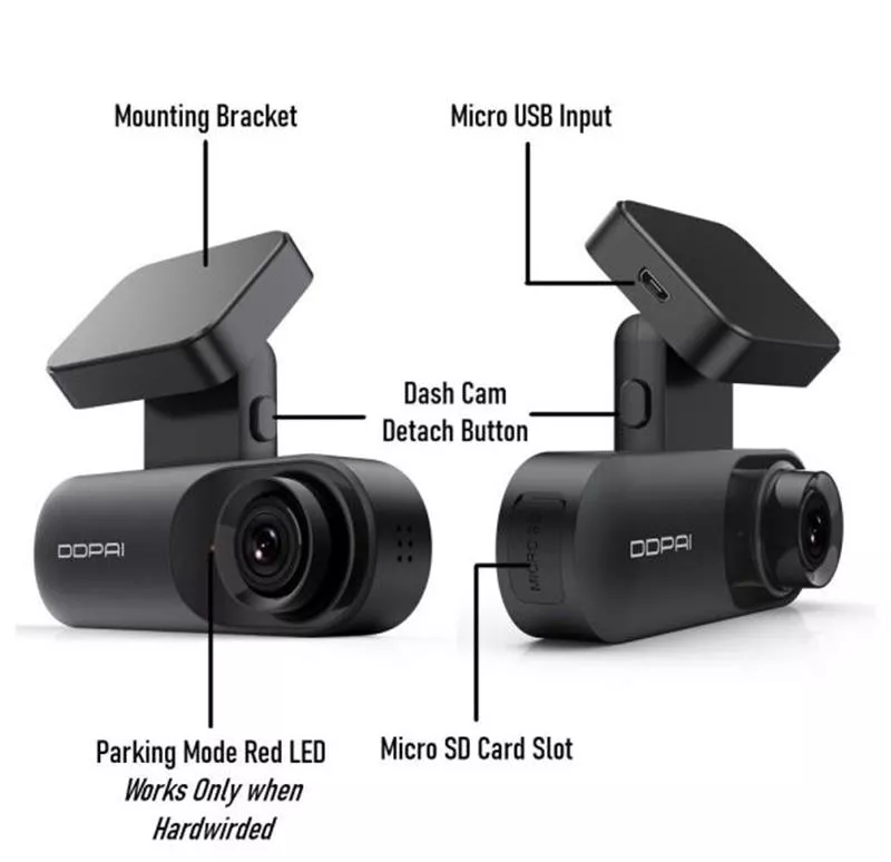 Видеорегистратор DDPai N3 Dash Cam, фото №4