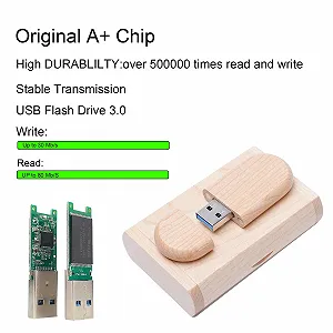 USB-флеш-накопичувач Wooden 32 GB USB 3.0 з дерев'яною коробкою ціна на synthetic.ua - Фото 1 USB-флеш-накопичувач Wooden 32 GB USB 3.0 з дерев'яною коробкою synthetic.ua - Фото 1