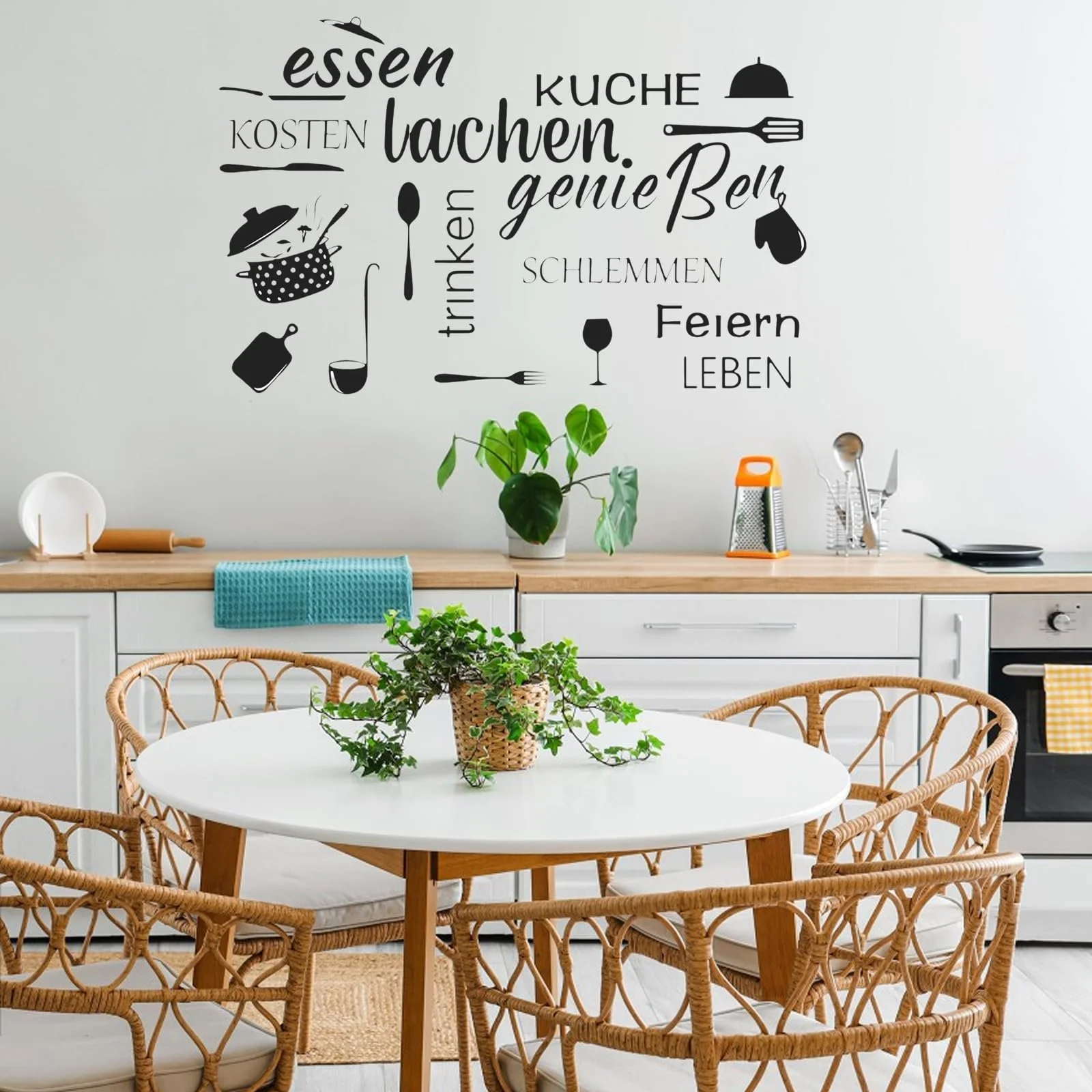 Наклейка на стіну Kitchen Life Написи Кухня Чорний, фото №2