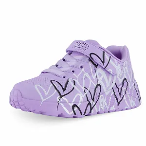 Кроссовки Skechers Uno Lite - Love Levitate JGoldcrown 314078L-LVMT Фиолетовый для девочек - Фото 1