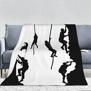 Плед 3D Klettern Пухнастий Фланель для скелелазіння 180x200 см - Фото 1