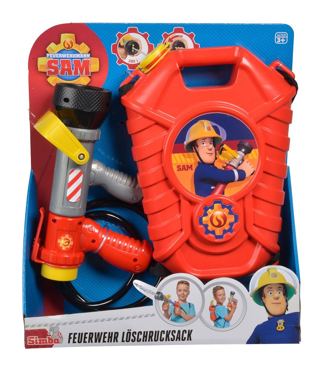 Водяной пистолет Simba Fireman Sam Танк-рюкзак 1800 мл, фото №6