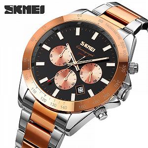 Годинник Skmei 9259RG Black Rose Gold synthetic.ua - Фото 1