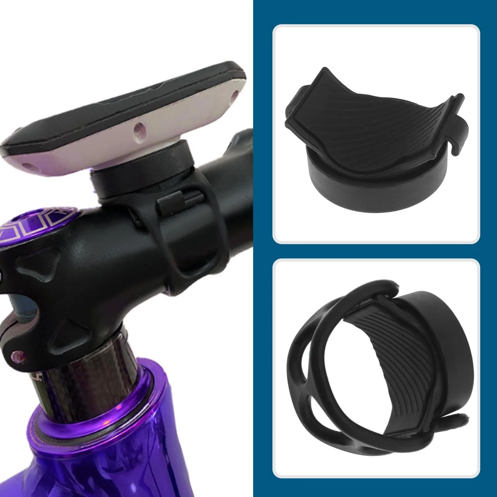 Адаптер крепления велокомпьютера 360° Rotating Compatible with Garmin Edge IGPSPORT XOSS 130 520 530 820 830 1000 1030 Plus, фото №3