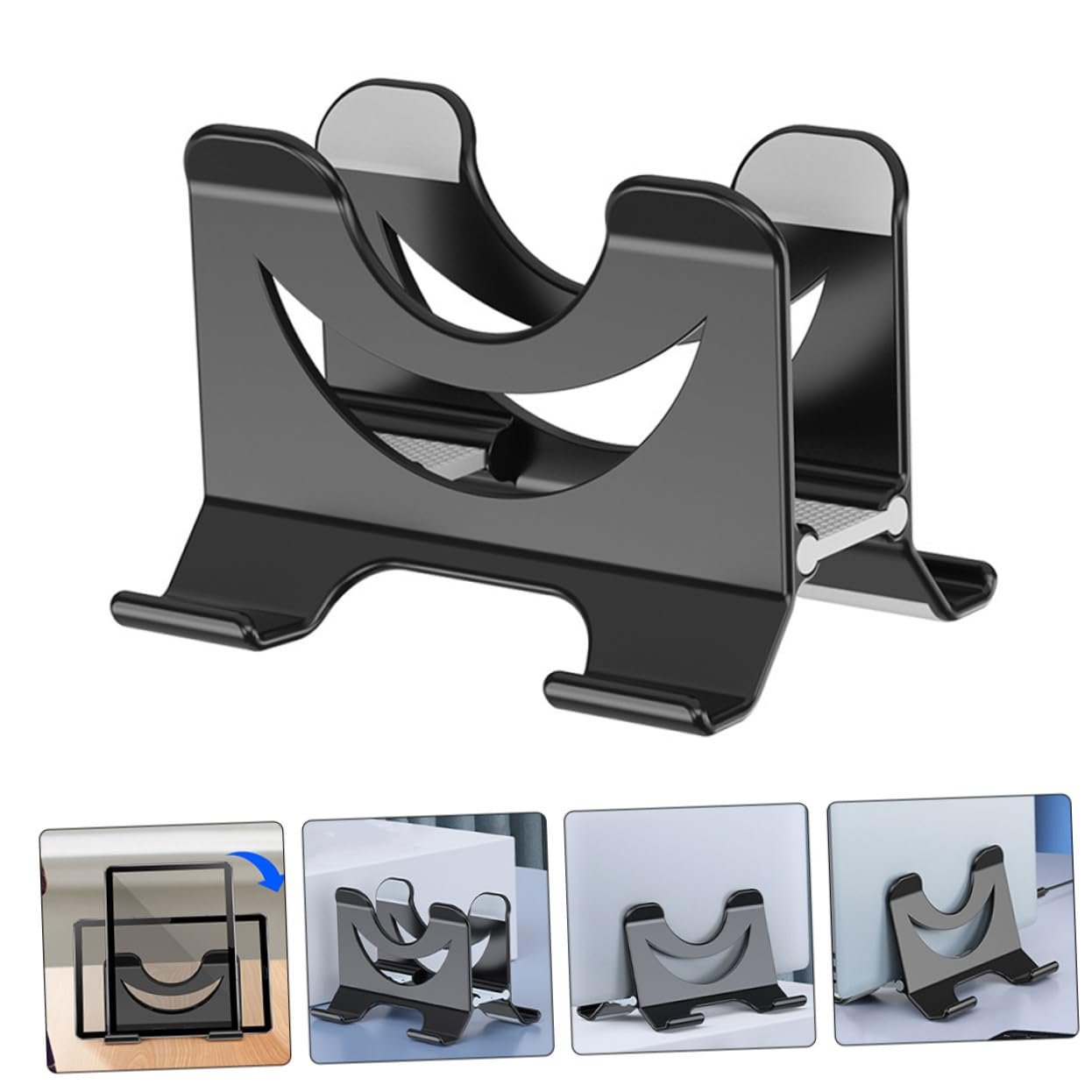 Вертикальна Підставка для Ноутбука Yardenfun з ABS та Силікону, Компактна та Стійка до Подряпин, фото №8 Вертикальна Підставка для Ноутбука Yardenfun з ABS та Силікону, Компактна та Стійка до Подряпин, фото №8